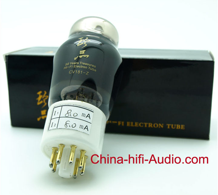 ShuGuang Treasure CV181-Z vacuum tube pair 6SN7=6N8P Premium - Click Image to Close